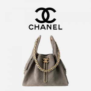 CHANEL 25C 스웨이드 스몰 버킷백