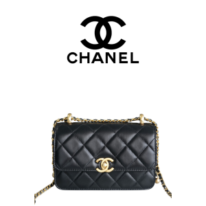 CHANEL 24c 미니 더블 골드