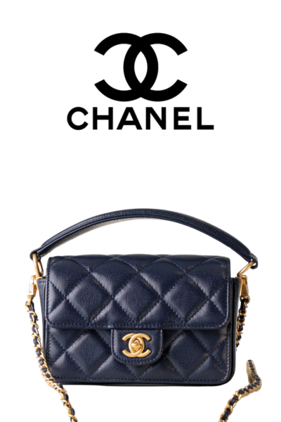 CHANEL 24k 핸들 백 미니