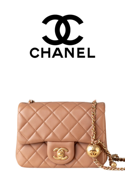 CHANEL 24k 골든볼 스퀘어 백