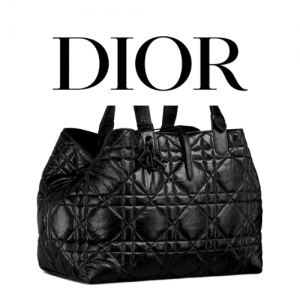DIOR Toujours 오일드 레더 라지 백