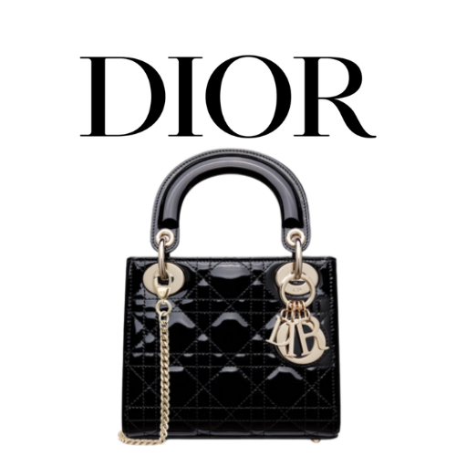 DIOR Lady Dior 페이턴트 미니백