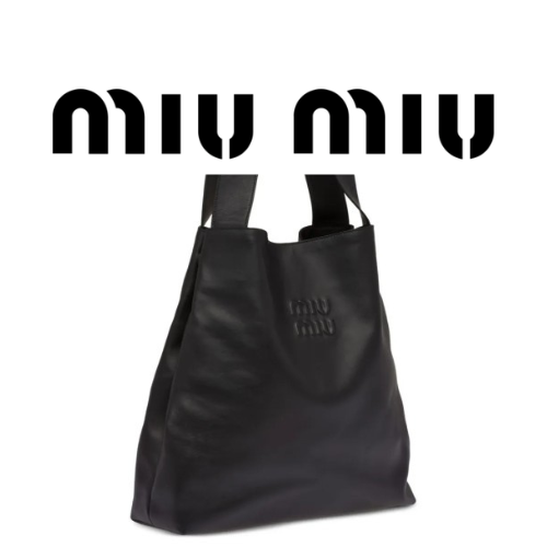 MIU MIU 가죽 호보 백