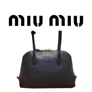 MIU MIU 나파 가죽 탑 핸들 백