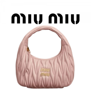 MIU MIU 완더 마테라쎄 나파 가죽 호보 레귤러 백