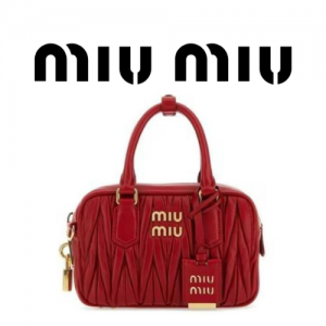 MIU MIU 아르카디 마테라쎄 나파 가죽 스몰 가방