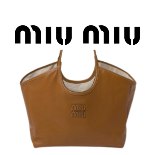 MIU MIU 아이비 라지 가죽 백