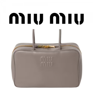 MIU MIU 가죽 보 백
