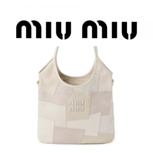 MIU MIU 아이비 가죽 패치워크 백