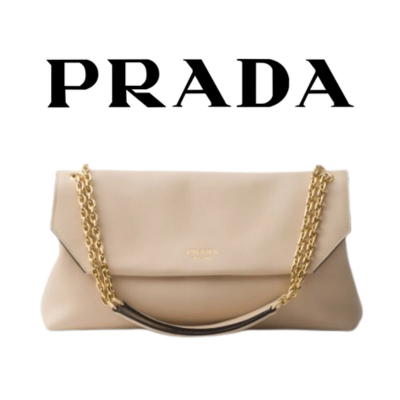 PRADA 가죽 미디엄 숄더백