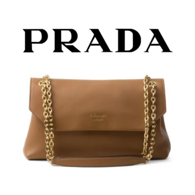 PRADA 가죽 미디엄 숄더백