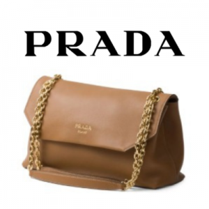 PRADA 가죽 라지 숄더백
