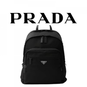 PRADA 리나일론 사피아노 가죽 백팩