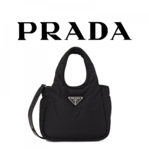 PRADA 소프트 패딩 스몰 토트백
