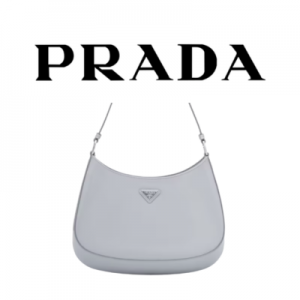 PRADA 클레오 브러시드 가죽 숄더 백