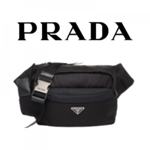 PRADA 리나일론 레더 숄더백