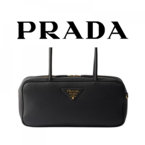 PRADA 미디엄 사피아노 가죽 탑 핸들백