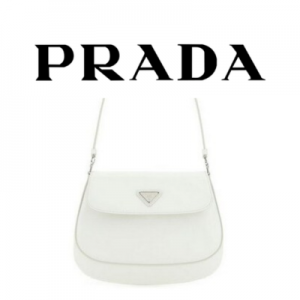 PRADA 클레오 브러시드 가죽 미니 숄더백