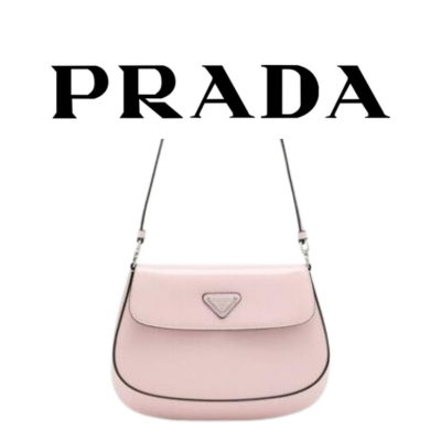 PRADA 클레오 브러시드 가죽 미니 숄더백