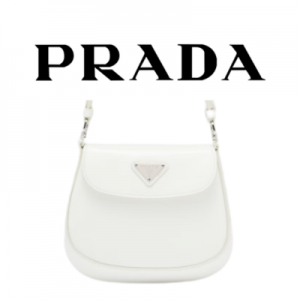 PRADA 클레오 브러시드 미디엄 가죽 숄더백