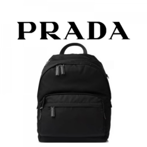 PRADA 나일론 사이드 로고 백팩