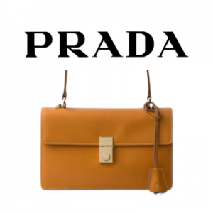 PRADA 소프트 사운드 미디엄 가죽 숄더백