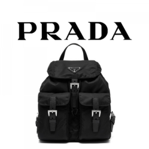 PRADA 리나일론 투포켓 백팩