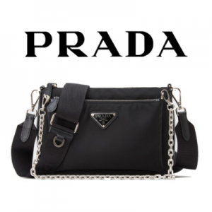 PRADA 나일론 트윈 메신저 백