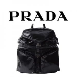 PRADA 오일 왁스 가죽 백팩