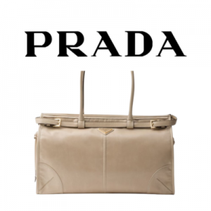 PRADA 보니 라지 가죽 핸드백