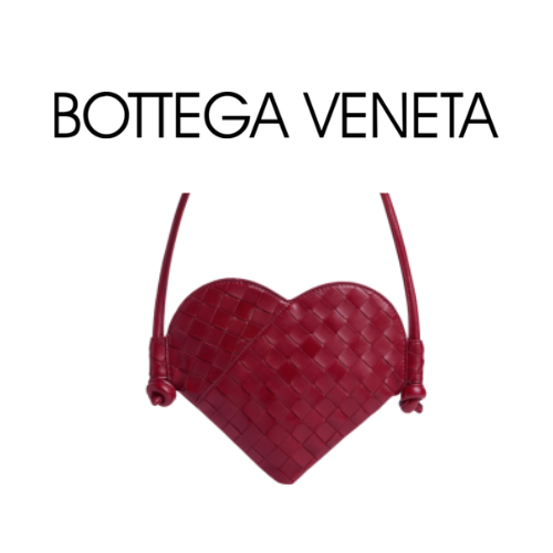 BOTTEGA VENETA 하트 쉐이프트 핸드 백