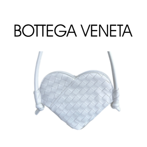 BOTTEGA VENETA 하트 쉐이프트 핸드 백