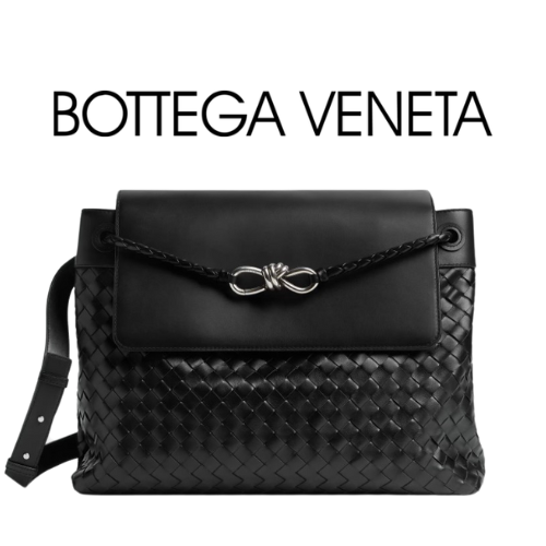 BOTTEGA VENETA 라지 안디아모 메신저 백