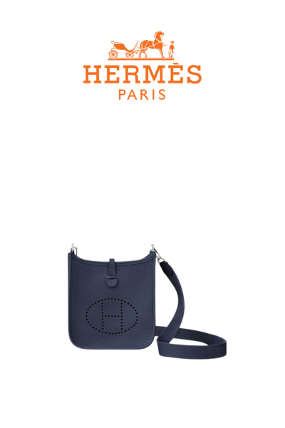 HERMES 에블린 16 미니백 Blue Presse