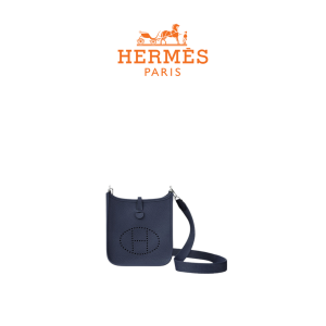 HERMES 에블린 16 미니백 Blue Presse