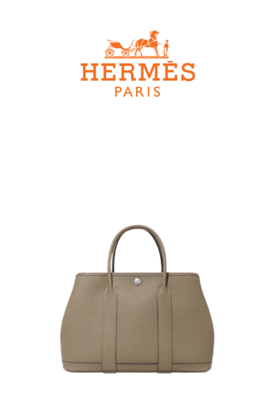 HERMES 가든파티 30 백 Beige Marfa
