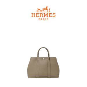 HERMES 가든파티 30 백 Beige Marfa