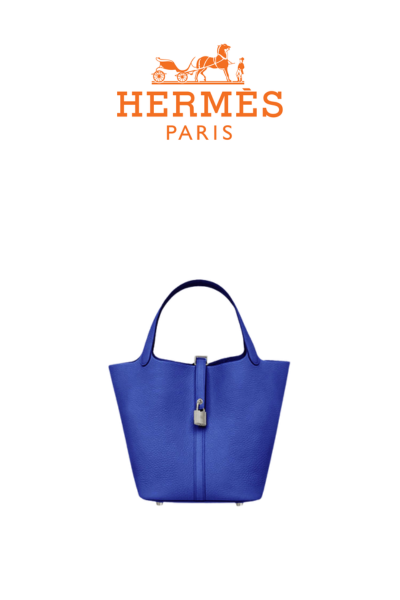 HERMES 피코탄 락 18  Blue electrique [Clemence]