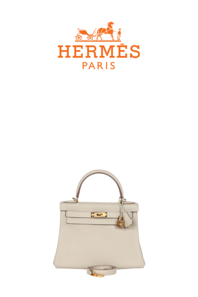 HERMES 켈리 25 백 Nata [Togo]