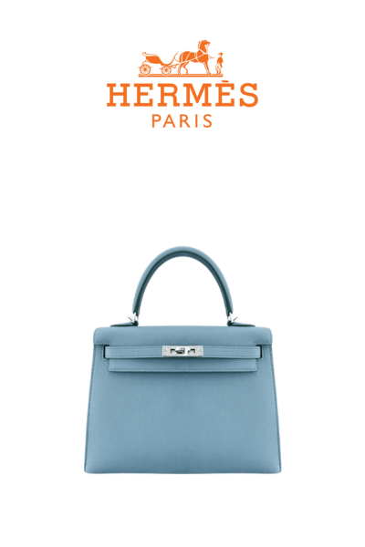 HERMES 켈리 28 백 Blue Jean [Eposm]
