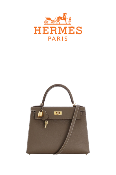 HERMES 켈리 28 백 Etoupe [Togo]