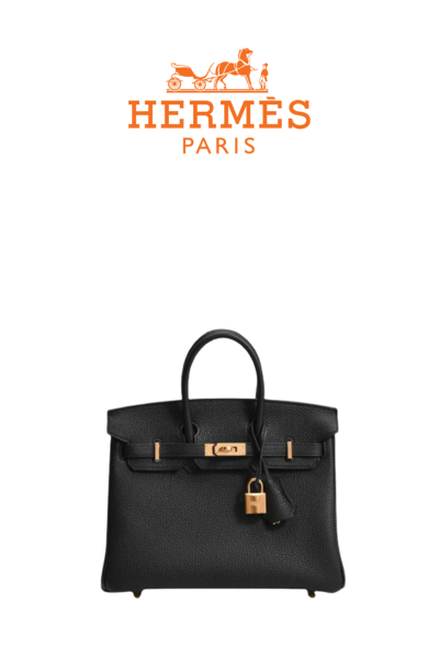 HERMES 버킨 25 백 Noir [Togo]