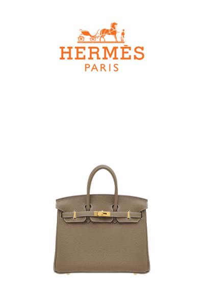 HERMES 버킨 25 백 Etoupe [Togo]