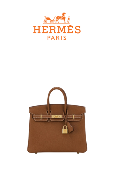 HERMES 버킨 25 백 Gold [Togo]