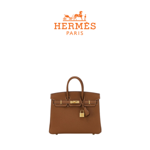 HERMES 버킨 25 백 Gold [Togo]
