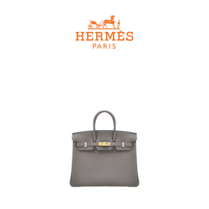 HERMES 버킨 25 백 Gris Etain [Togo]