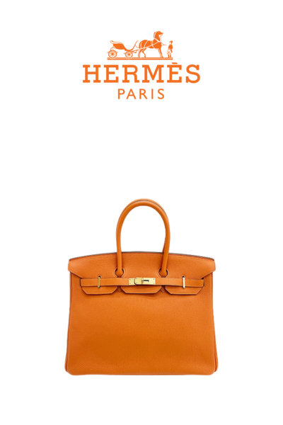 HERMES 버킨 30 백 Orange [Togo]