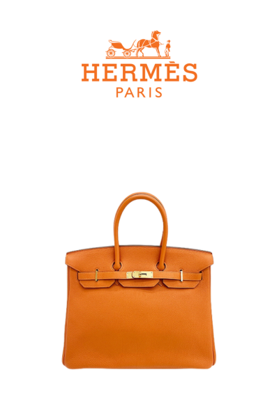 HERMES 버킨 35 백 Orange [Togo]