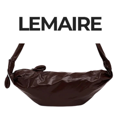 LEMAIRE 소프트 CROISSANT 미디엄 레더백