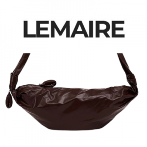 LEMAIRE 소프트 CROISSANT 미디엄 레더백